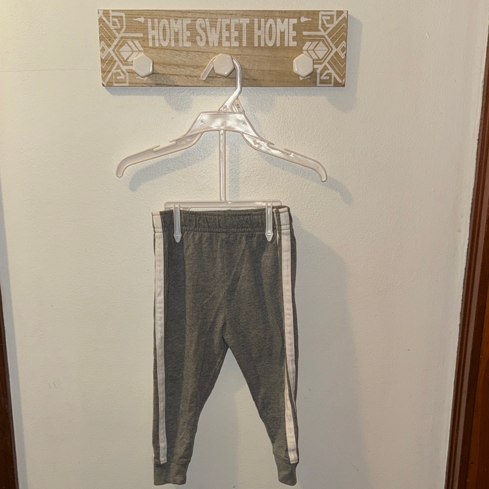 Garanimals Gray Joggers with White Stripes